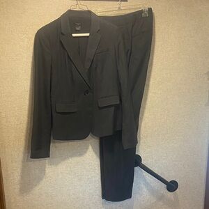 Ann Taylor Black Blazer and Suit Pants Set